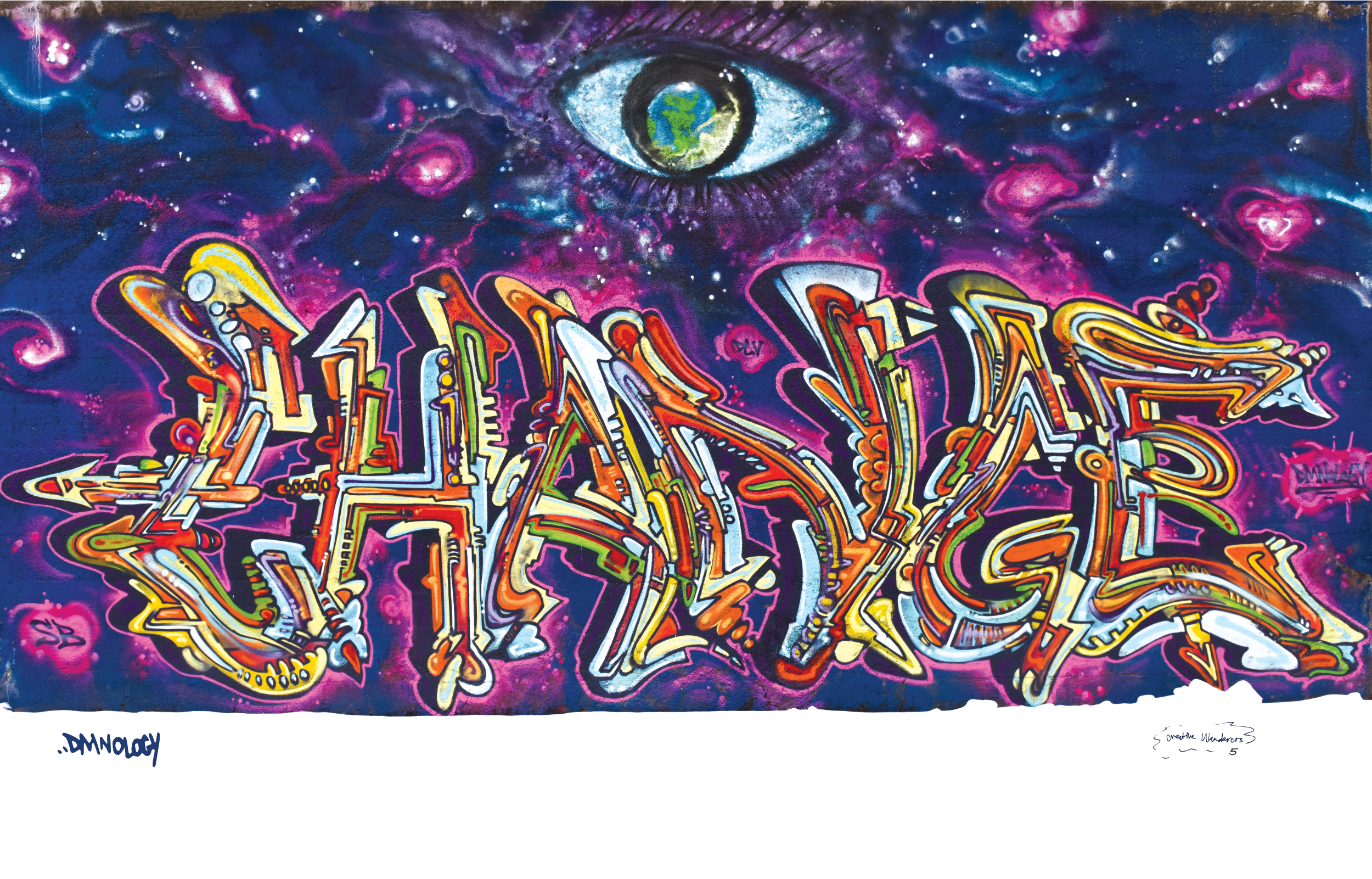 "Change" by Dmn Ology (HQ Art-Print. 12x22. Enviro-friendly.)
