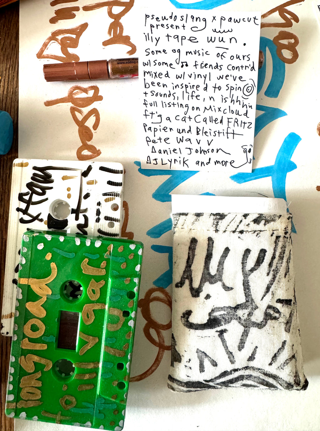 "illy tape wun" Cassette (Ltd Edition) by psxpaw presents
